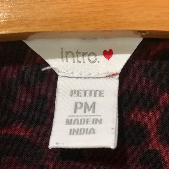 Intro PM Long Sleeve Leopard Print Blouse - Picture 2 of 6